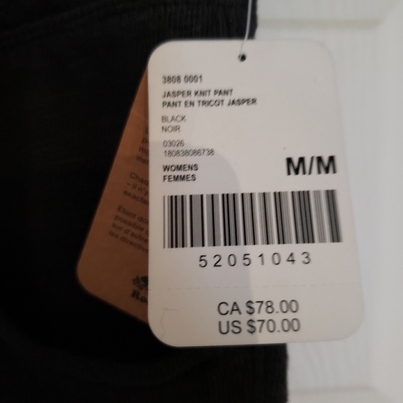Roots knit pants (Brand new with tags) - Picture 3 of 3